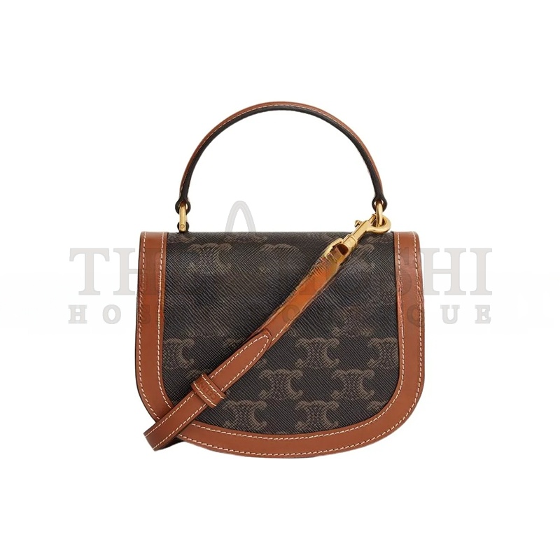 CELIN MINI BESACE CLEA IN FABRIC AND COWHIDE 10K502EWU.04LU (15.5*11.5*5cm) Master Quality