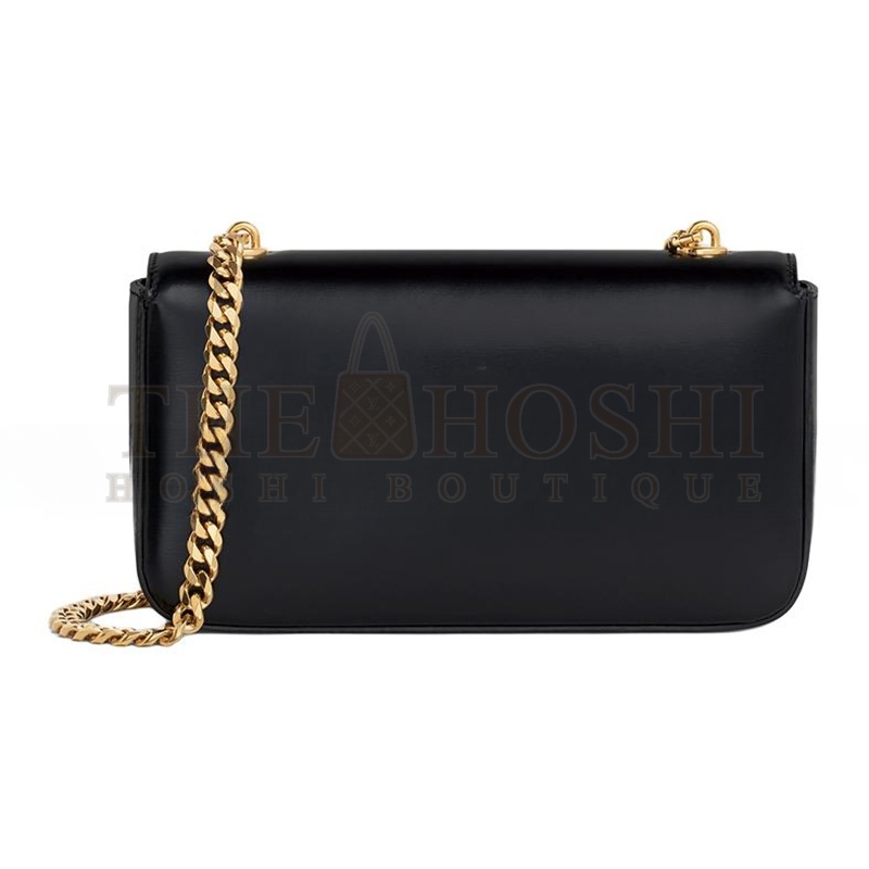 Ce1i*e CHAIN SHOULDER BAG IN TRIOMPHE GLOSSY CALFSKIN 197993BF4.38NO (20*10*4cm) Master Quality
