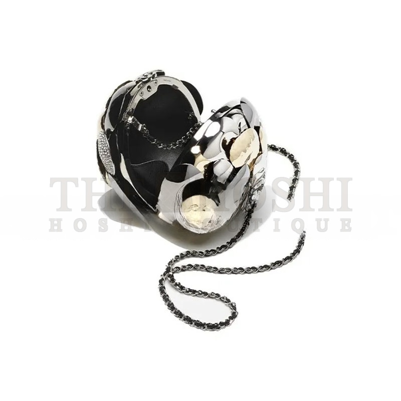 Ch**el SPHERE MINAUDIERE IN STRASS AS4509 (9*9*9cm) Master Quality