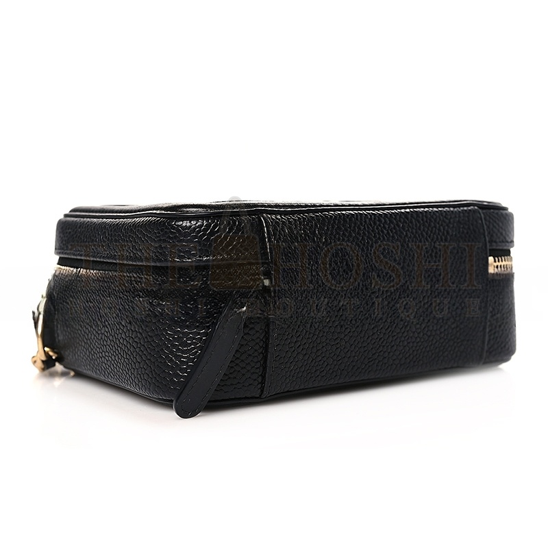 Ch**el CC FILIGREE VANITY CLUTCH WITH CHAIN BLACK A84452 (14*10*6cm) Master Quality