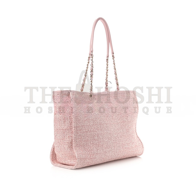 Ch**el LUREX BOUCLE SMALL DEAUVILLE TOTE 1096254 (34*27*17cm) Master Quality