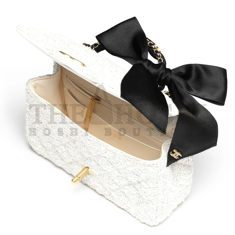 Ch**el MINI FLAP BAG WITH TOP HANDLE AS5875 (20*13*6cm) Master Quality