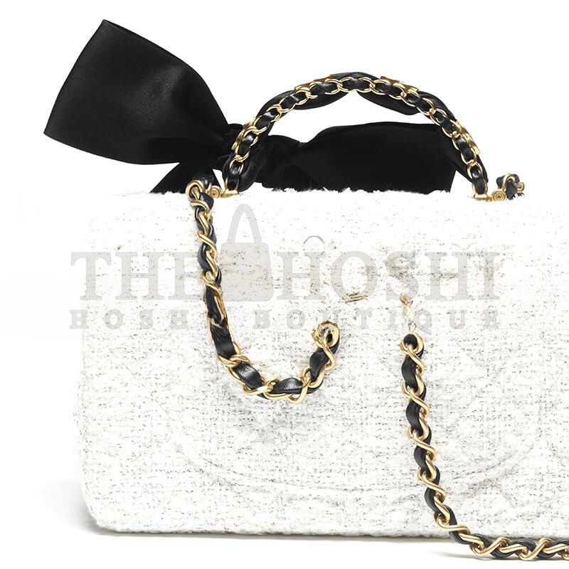 Ch**el MINI FLAP BAG WITH TOP HANDLE AS5875 (20*13*6cm) Master Quality