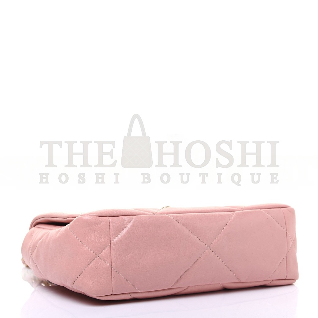 Ch**el QUILTED MEDIUM 19 FLAP LIGHT PINK (26*16*9cm) Master Quality