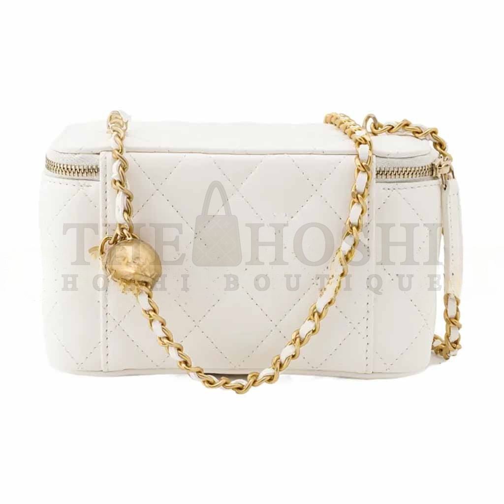 Ch**el LITTLE GOLDEN BALL SHEEPSKIN BOX BAG SHOULDER BAG CROSSBODY BAG REGULAR WOMEN