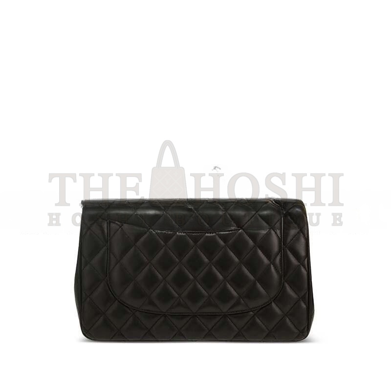 Ch**el SO BLACK JUMBO CLASSIC FLAP BAG (30*19.5*10cm) Master Quality