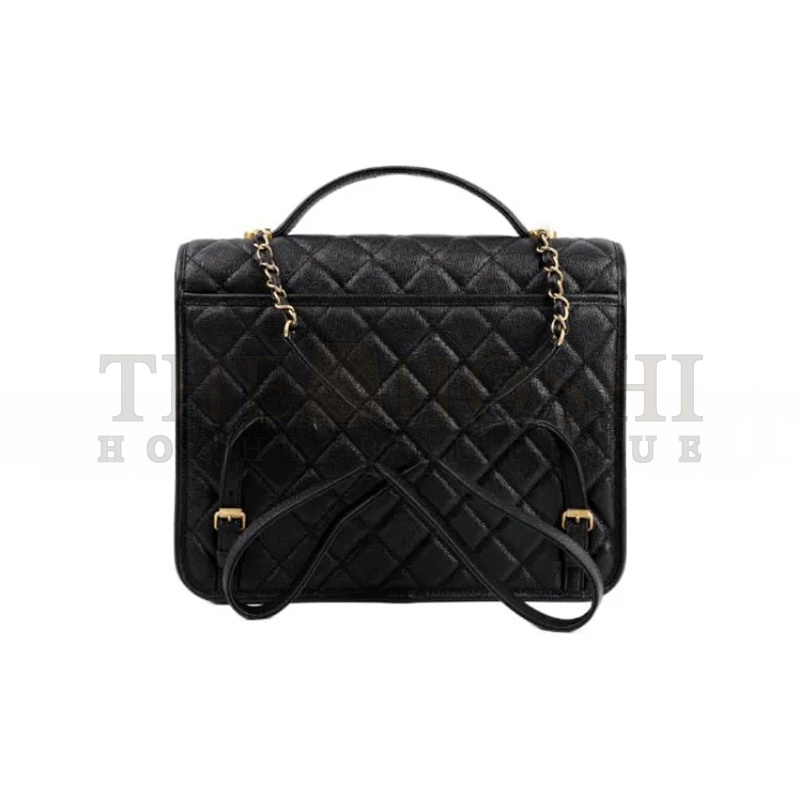 Ch**el 22K GRAINED CALFSKIN BACKPACK AS3662 (31*31*9cm) Master Quality