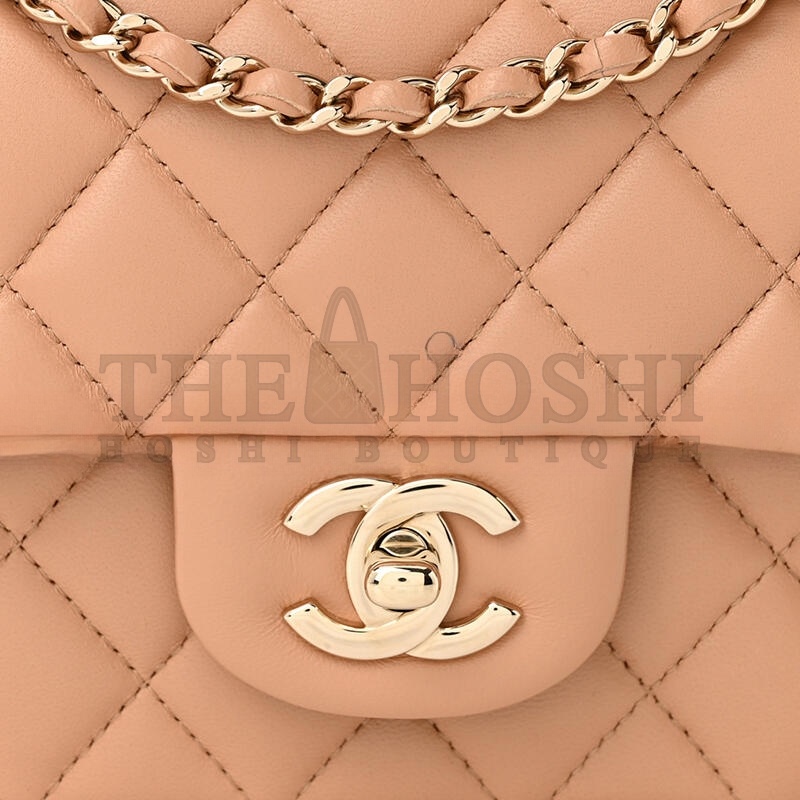 Ch**el MINI TOP HANDLE FLAP 1650113 (19*13*6cm) Master Quality