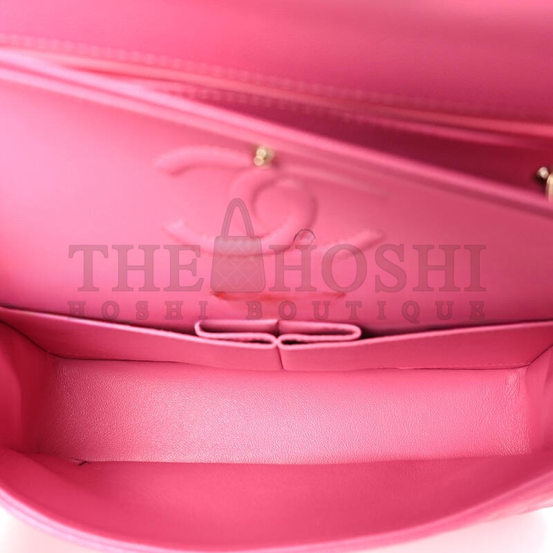 Ch**el CAVIAR QUILTED SMALL DOUBLE FLAP 1458294 (23*14.5*6cm) Master Quality