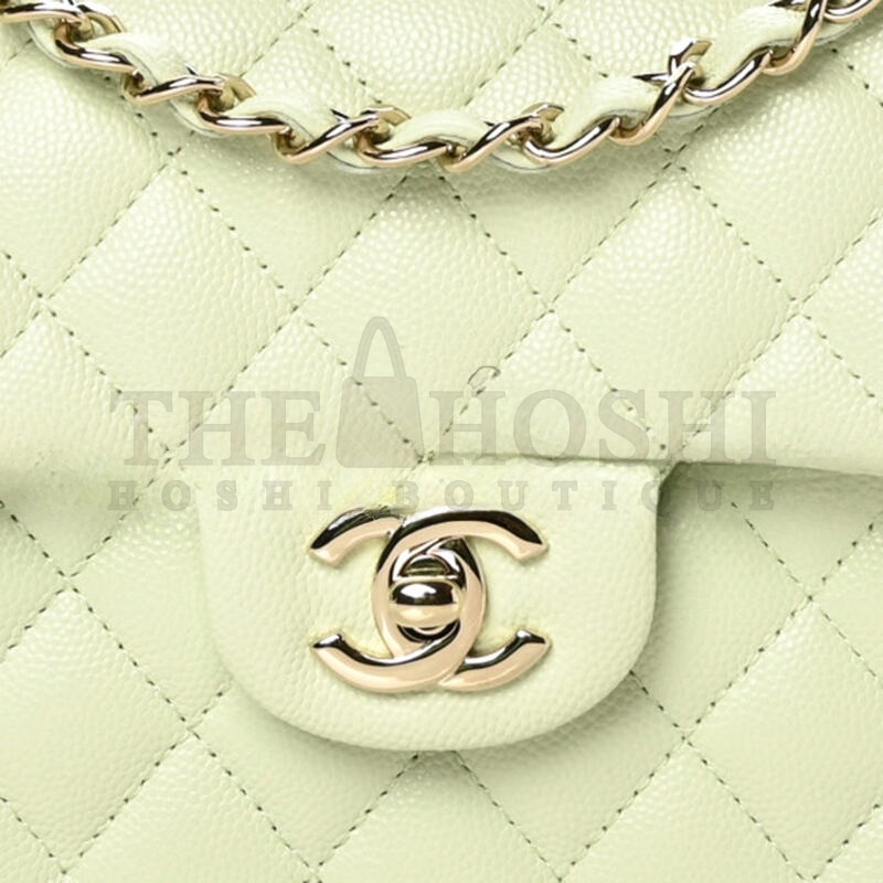 Ch**el CAVIAR QUILTED SMALL DOUBLE FLAP 1152132 (23*14.5*6cm) Master Quality