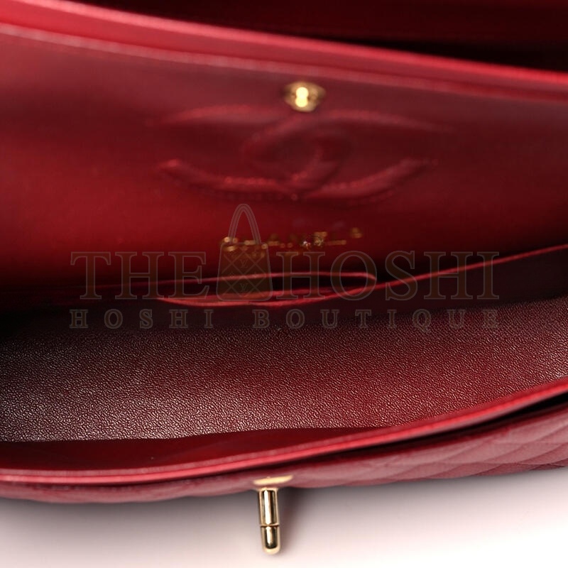 Ch**el CAVIAR QUILTED MEDIUM DOUBLE FLAP 1176682 (25*15*6cm) Master Quality