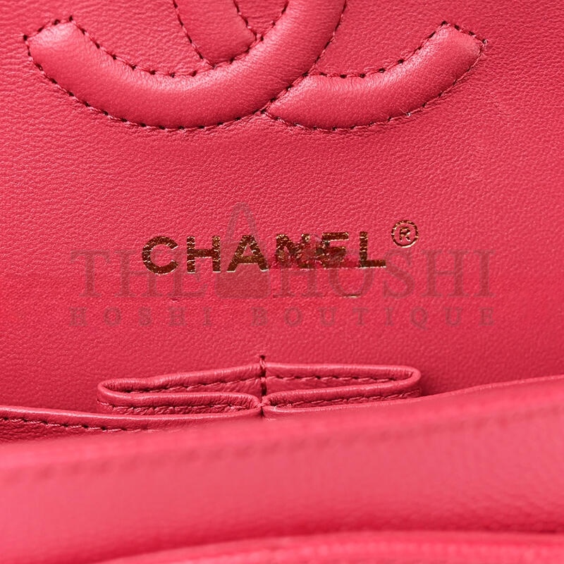 Ch**el CAVIAR QUILTED SMALL DOUBLE FLAP 1411761 (23*14.5*6cm) Master Quality