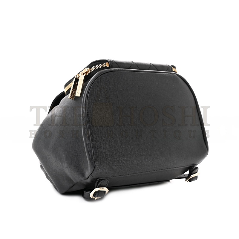 Ch**el CAVIAR QUILTED BUSINESS AFFINITY BACKPACK 1586970 (22*24*13cm) Master Quality