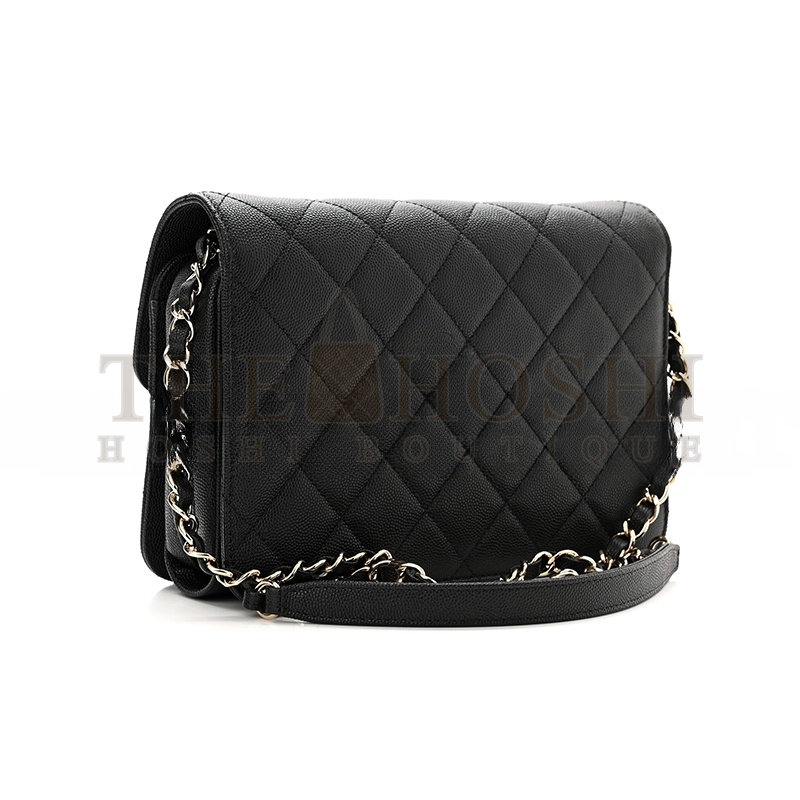 Ch**el CAVIAR QUILTED LARGE LIKE A WALLET FLAP AS3003 (22*16*8cm) Master Quality