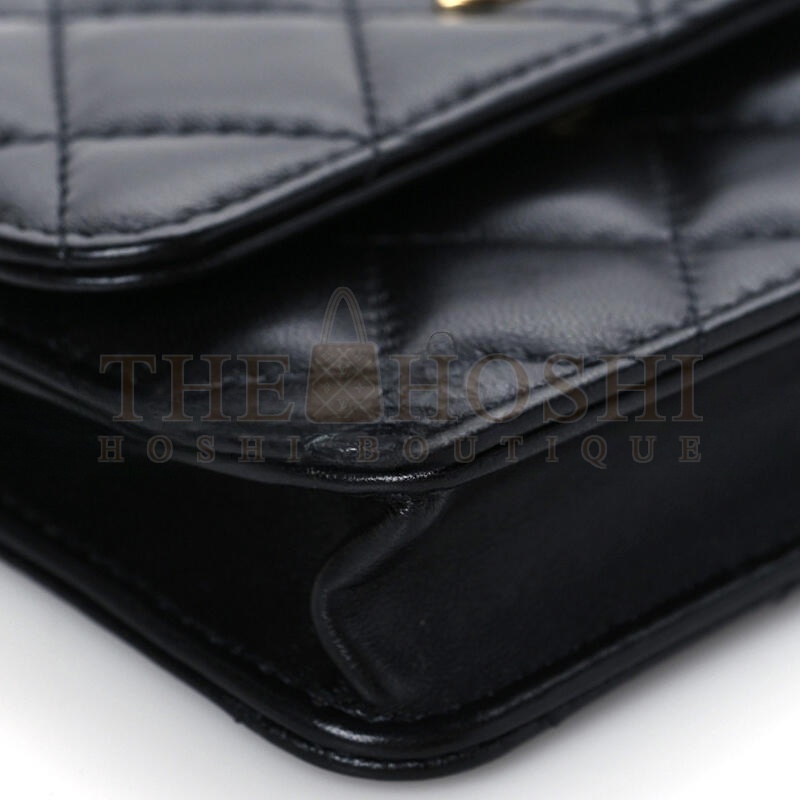Ch**el MINI CC FLAP RESIN PEARL WITH CHAIN 1099296 (15*10*7cm) Master Quality