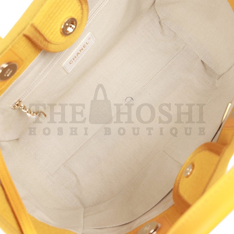 Ch**el MIXED FIBERS SMALL DEAUVILLE TOTE 1100412 (39*24*17cm) Master Quality