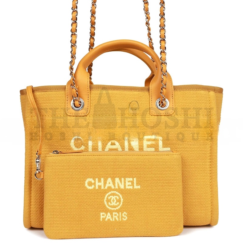 Ch**el MIXED FIBERS SMALL DEAUVILLE TOTE 1100412 (39*24*17cm) Master Quality