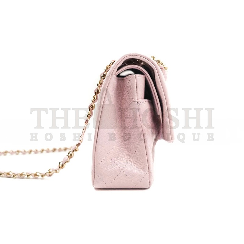 Ch**el CAVIAR QUILTED MEDIUM CLASSIC DOUBLE FLAP 1211045 (25*15*7cm) Master Quality