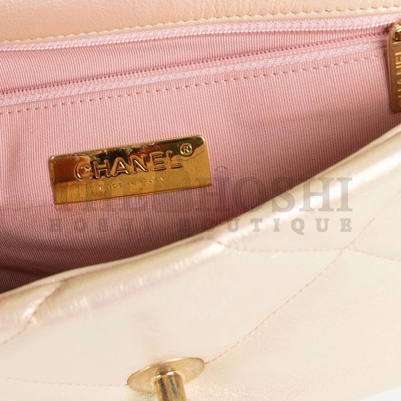 Ch**el IRIDESCENT MEDIUM 19 FLAP 1382980 (25*16*9cm) Master Quality