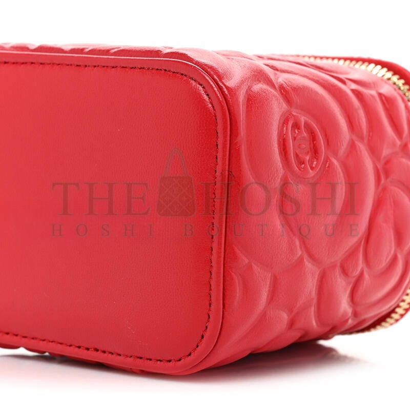 Ch**el MINI VANITY CASE WITH CHAIN 1282537 (10*9*7cm) Master Quality