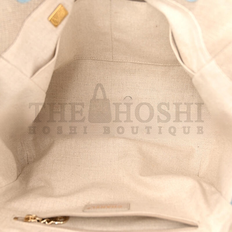 Ch**el MIXED FIBERS SMALL DEAUVILLE TOTE 1294895 (34*26*15cm) Master Quality