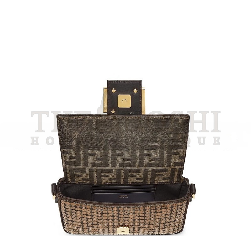 F**di BAGUETTE GLITTER HANDBAG (19.5*11*5cm) Master Quality