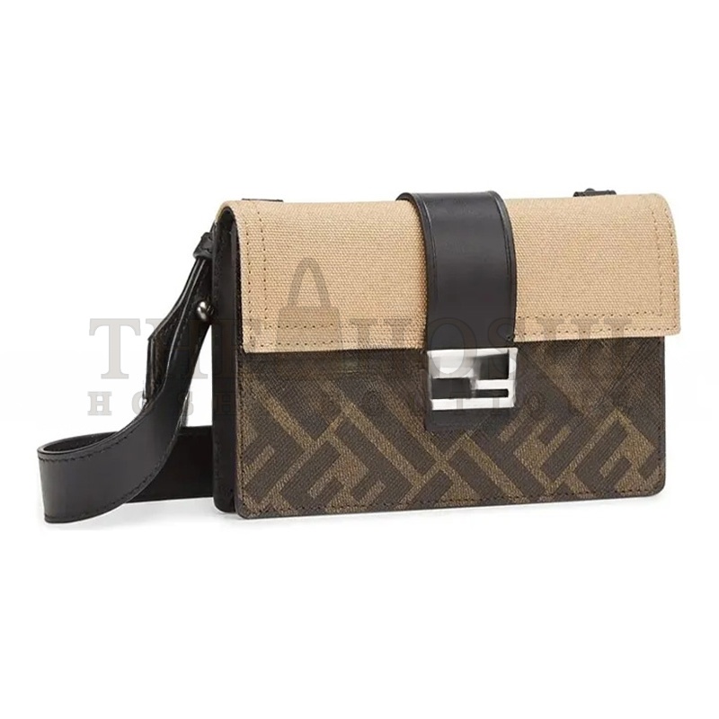 F**di BAGUETTE CROSSBODY BAG 7M0295AFSCF1EGA (16*10*2cm) Master Quality