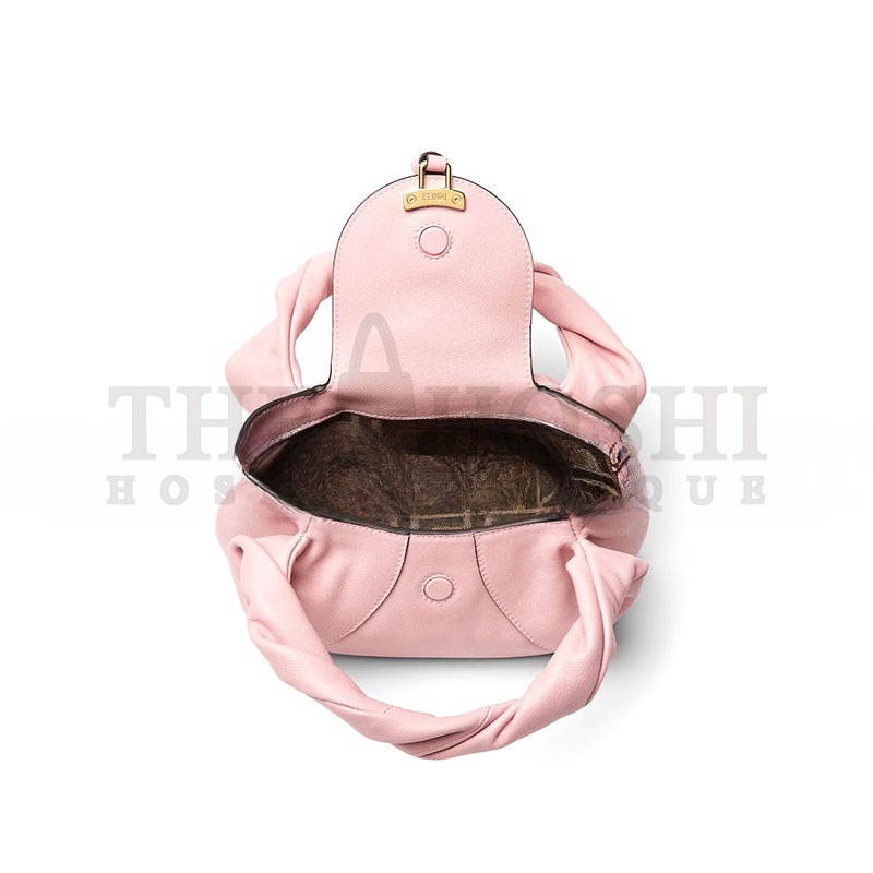 F**di MINI F**di SPY LIGHT PINK LEATHER MINI BAG 8BS110AYCTF1CJY (15*12.5*11cm) Master Quality