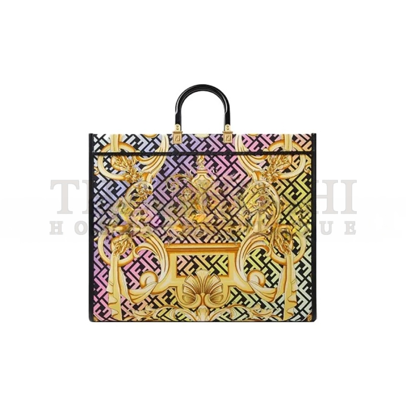 F**di FENDACE SUNSHINE LARGE TOTE BAG 10066641A046345B67F (48*41*20cm) Master Quality