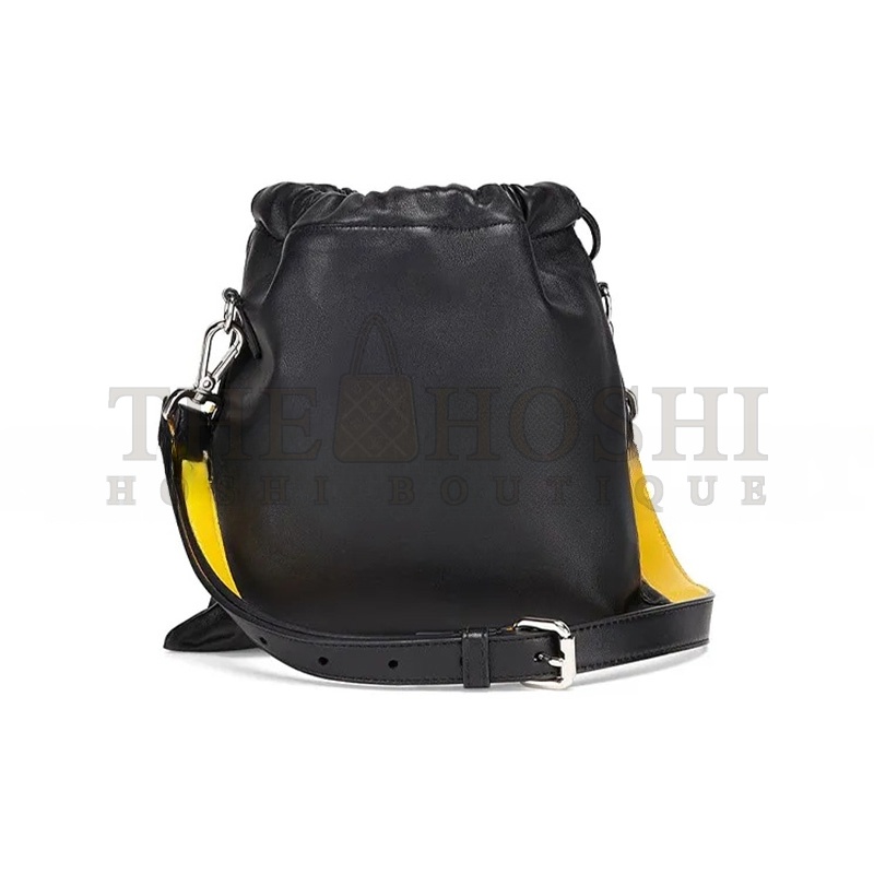 F**di SOFT NAPPA LOGO SMALL DRAWSTRING POUCH BAG 7VA510ADM9F0R2A (24*23*2cm) Master Quality