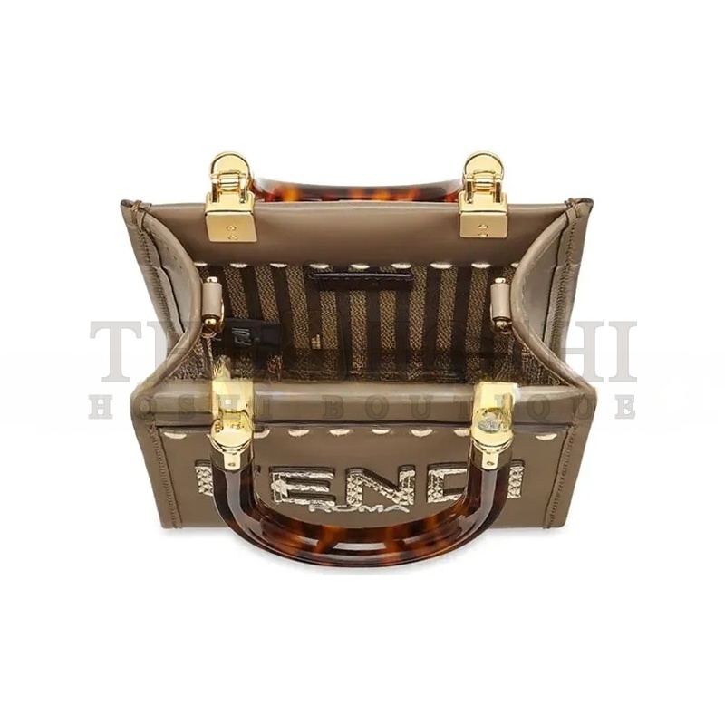 F**di MINI SUNSHINE SHOPPER TOTE BAG 8BS051AHN5F1FEN (18*13*6cm) Master Quality