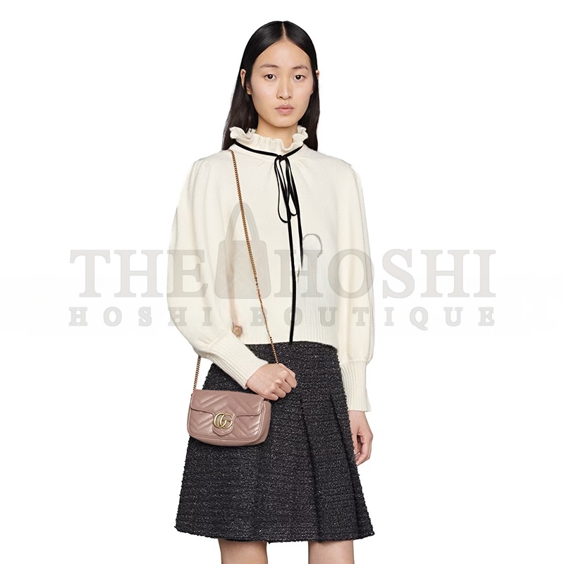 Gvc*1 GG MARMONT MINI BAG ‎‎476433 (16.5*10*4.5cm) Master Quality