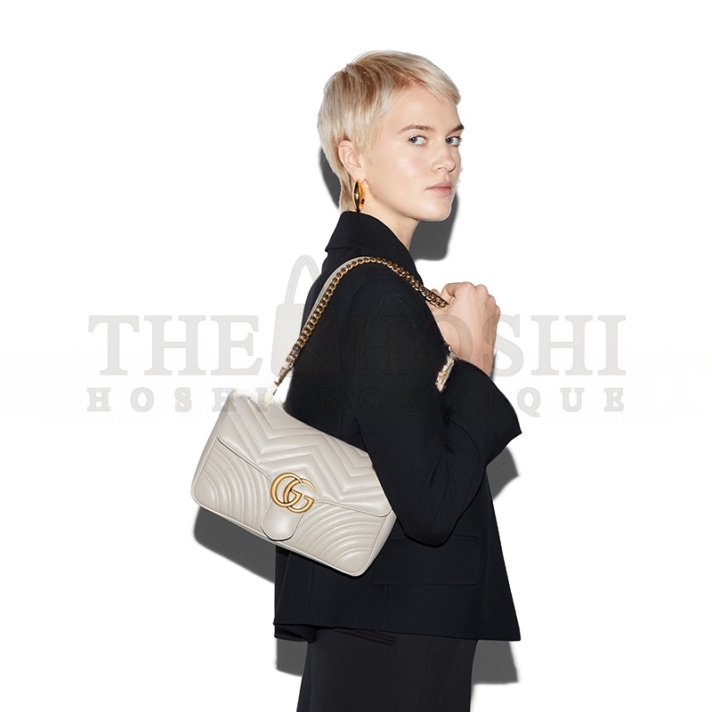 Gvc*1 GG MARMONT MEDIUM SHOULDER BAG 443497 (26*15*7cm) Master Quality