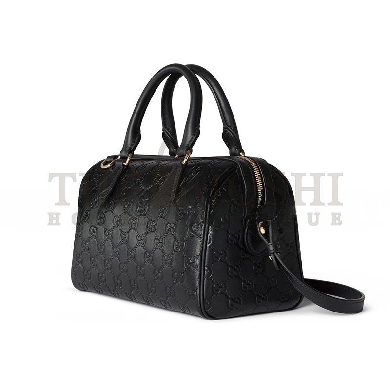 Gvc*1 GG EMBLEM MEDIUM BOSTON BAG 848886 (25*16*14cm) Master Quality