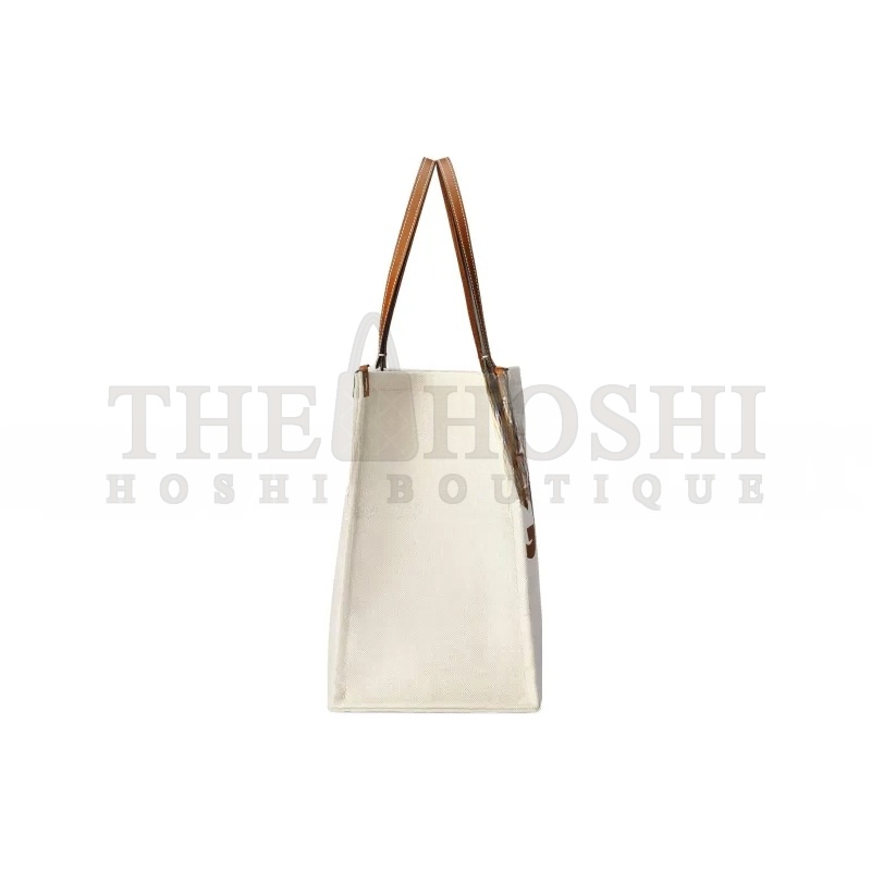 Gvc*1 PRINT TOTE BAG NEW BEIGE CANVAS 772176 (41*29*18cm) Master Quality