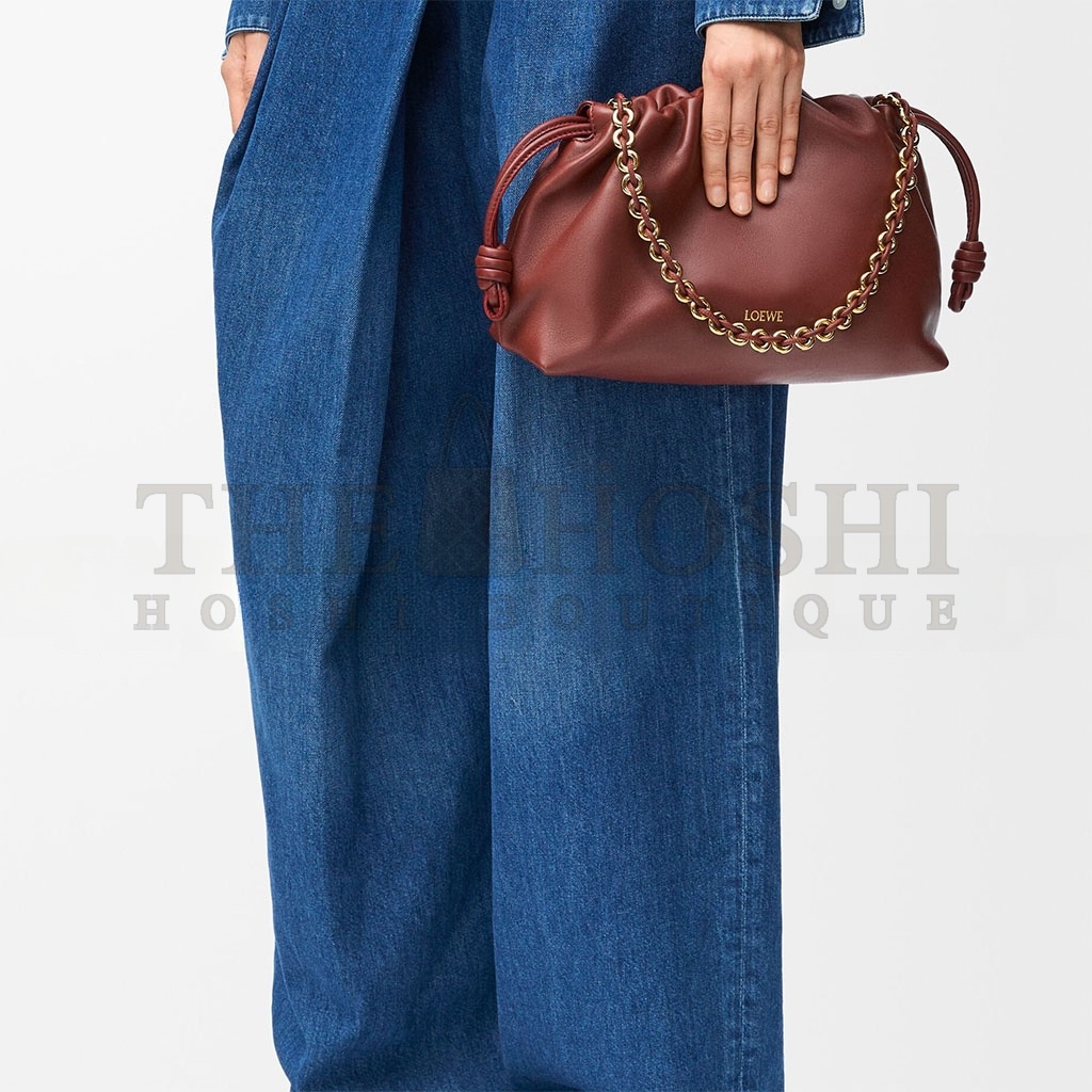 L0ew* MEDIUM FLAMENCO PURSE IN MELLOW NAPPA LAMBSKIN 0011180858 (30*20*10.5cm) Master Quality