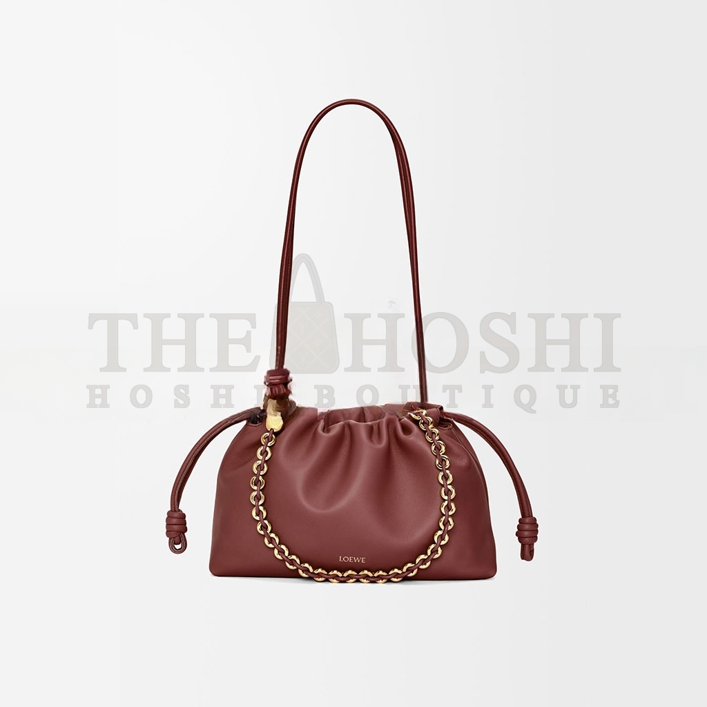 L0ew* MEDIUM FLAMENCO PURSE IN MELLOW NAPPA LAMBSKIN 0011180858 (30*20*10.5cm) Master Quality