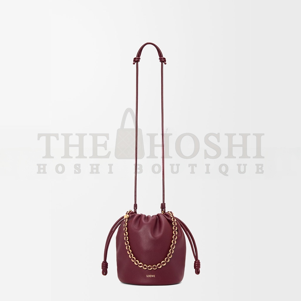 L0ew* FLAMENCO PURSE BUCKET IN MELLOW NAPPA LAMBSKIN 0011054665 (32*24*17cm) Master Quality