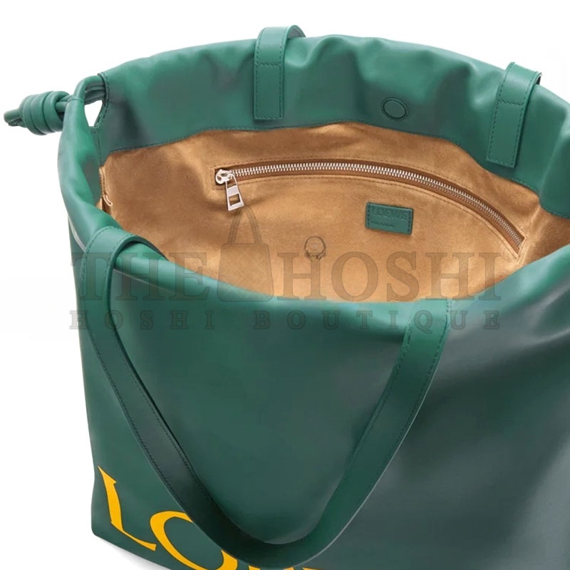 L0ew* FLAMENCO LOGO TOTE IN NAPPA CALFSKIN B411FPLX01 (46*41*12.5cm) Master Quality