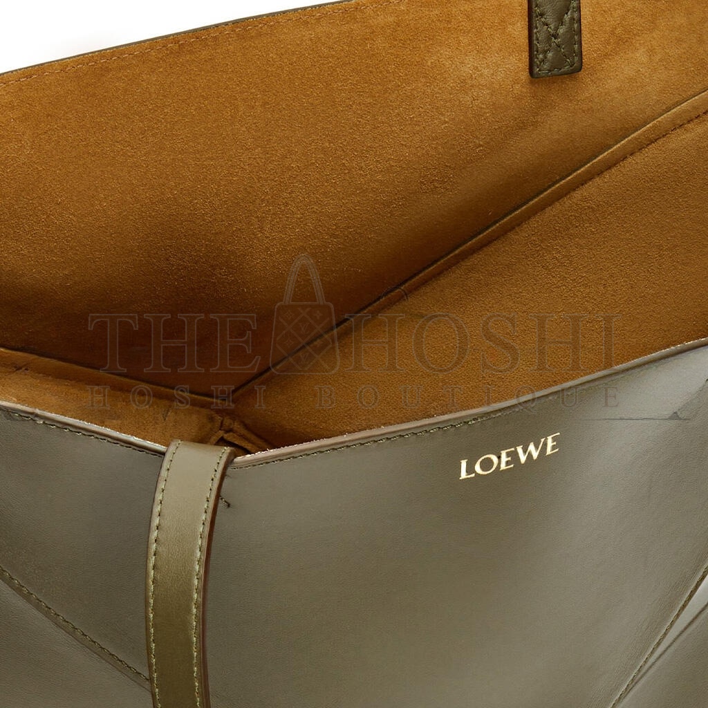 L0ew* MEDIUM PUZZLE FOLD TOTE IN SHINY CALFSKIN A657G50X01 (31.5*25.5*14.5cm) Master Quality