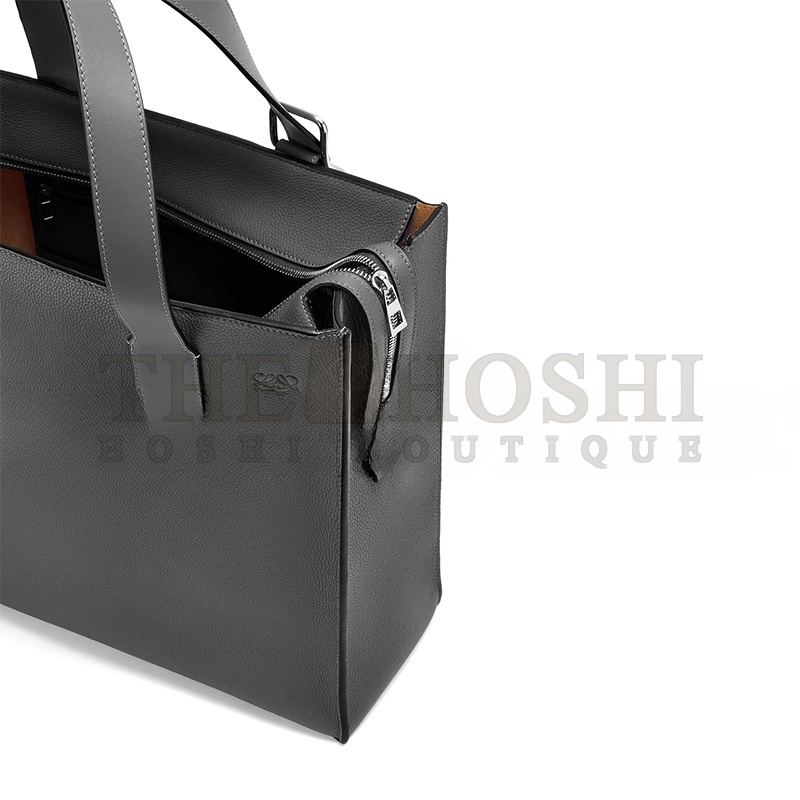 L0ew* BUCKLE ZIP TOTE IN SOFT GRAINED CALFSKIN B692K99X03 (36.5*33.5*13cm) Master Quality