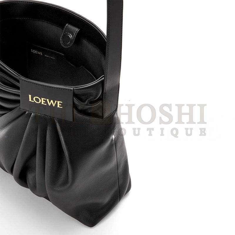 L0ew* DRAPED TOTE IN MELLOW NAPPA LAMBSKIN ADHBDPTX01-1100 (30*29*13cm) Master Quality