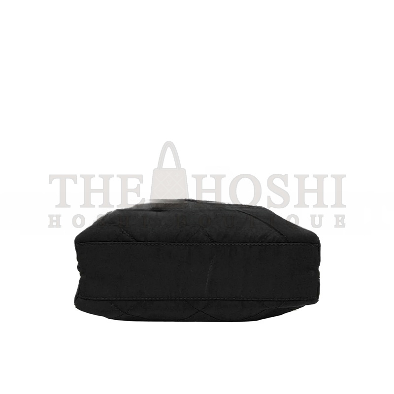 Pra*a BLACK NYLON CHAIN CROSSBODY BAG 1BD647 (20.5*19.5*6cm) Master Quality