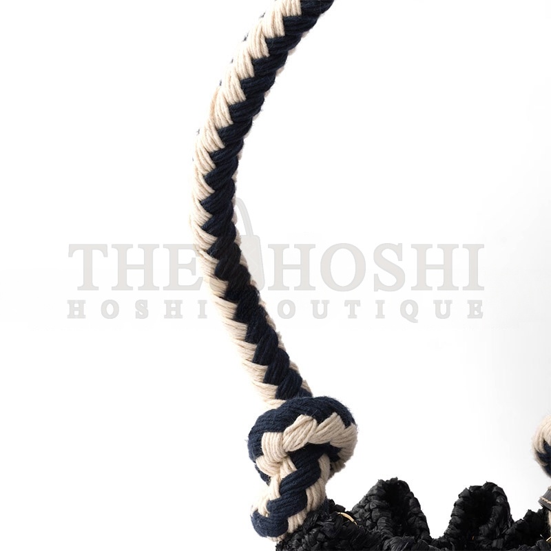 Pra*a CROCHET MINI BUCKET BAG 1BE068 (19.5*15.5*10cm) Master Quality