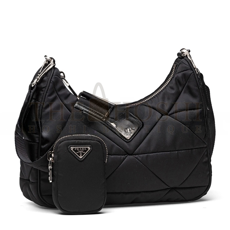 Pra*a PADDED RE-NYLON SHOULDER BAG 1BC151 (24*17*7cm) Master Quality