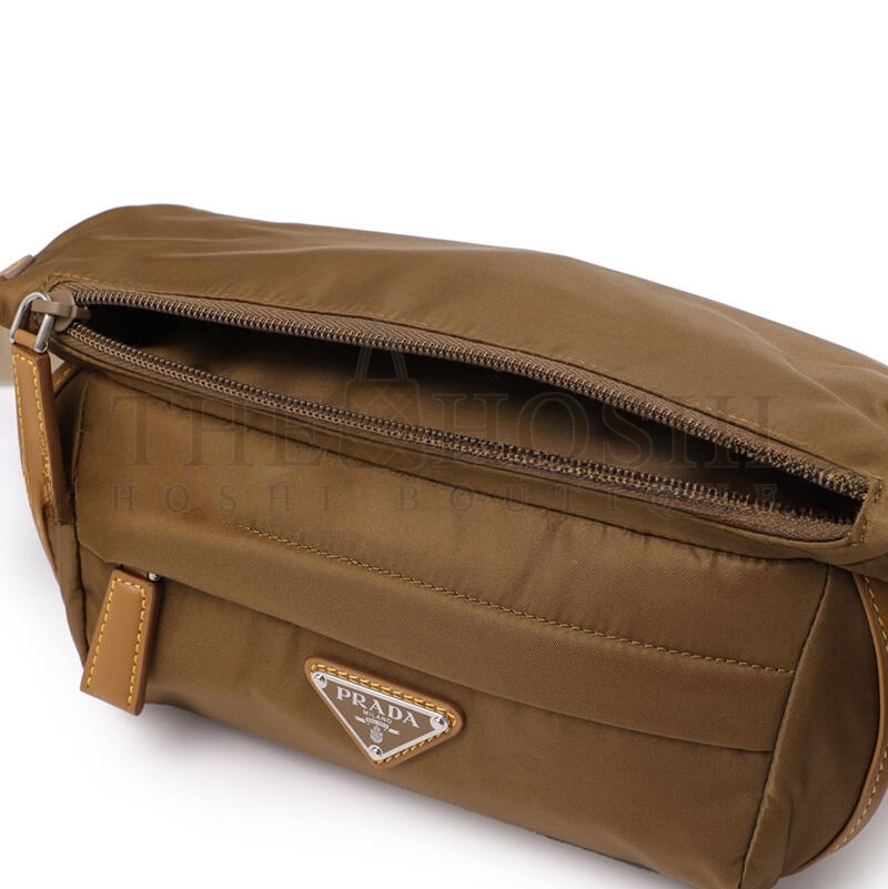 Pra*a RE-NYLON×LEATHER SHOULDER BAG 2VH171 (20*12.5*10cm) Master Quality