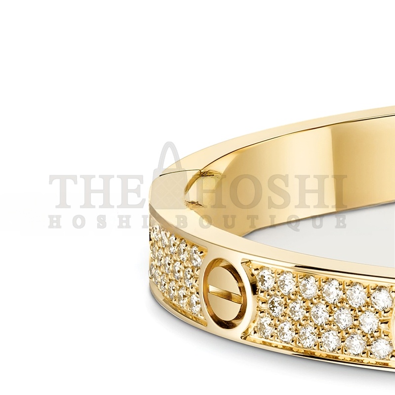 Ca*t1er LOVE BRACELET MEDIUM MODEL PAVED N6736817 Master Quality