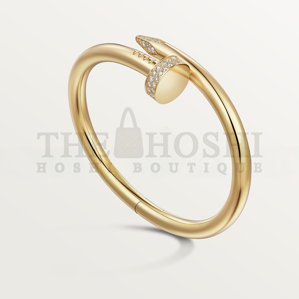 Ca*t1er JUSTE UN CLOU BRACELET, MEDIUM MODEL N6721517 Master Quality