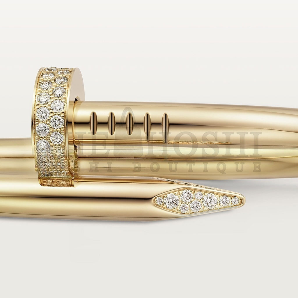 Ca*t1er JUSTE UN CLOU BRACELET, MEDIUM MODEL N6721517 Master Quality