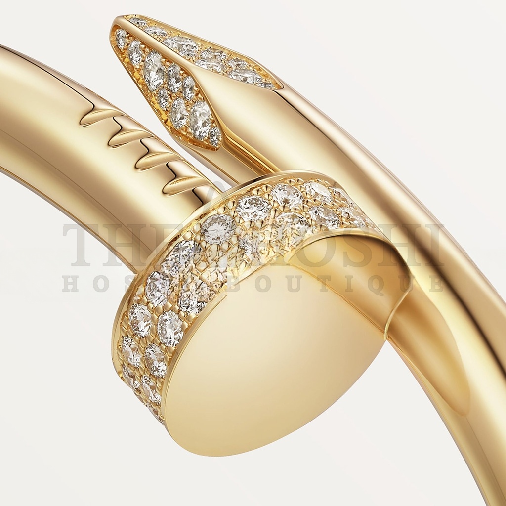 Ca*t1er JUSTE UN CLOU BRACELET, MEDIUM MODEL N6721517 Master Quality